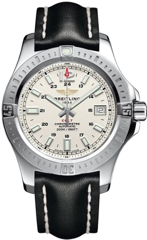 breitling colt automatic 38|breitling colt 41 silver dial.